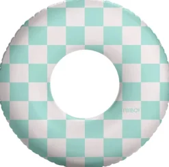 FUNBOY 30" Checkered Kids Tube Float - Blue