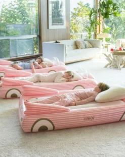 FUNBOY Kids Sleepover Air Mattress - Pink Convertible
