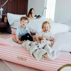 FUNBOY Kids Sleepover Air Mattress - Pink Convertible
