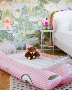 FUNBOY Kids Sleepover Air Mattress - Pink Convertible
