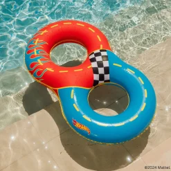 FUNBOY X Hot Wheels Kids Racetrack Double Tube Float (2-person)