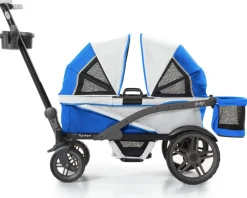 Gladly Family Anthem2 All-Terrain (2 Seater) Stroller Wagon - Electric Silver