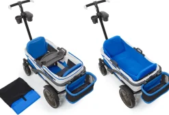 Gladly Family Anthem2 All-Terrain (2 Seater) Stroller Wagon - Electric Silver