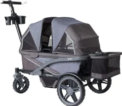 Gladly Family Anthem2 All-Terrain (2 Seater) Stroller Wagon - Graphite