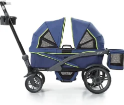 Gladly Family Anthem2 All-Terrain (2 Seater) Stroller Wagon - Neon Indigo
