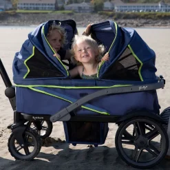 Gladly Family Anthem2 All-Terrain (2 Seater) Stroller Wagon - Neon Indigo