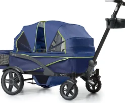 Gladly Family Anthem4 ICS All-Terrain (4 Seater) Stroller Wagon - Neon Indigo