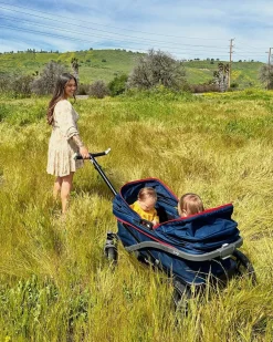 Gladly Family AnthemZ All-Terrain (2 Seater) Stroller Wagon - Wild Berry