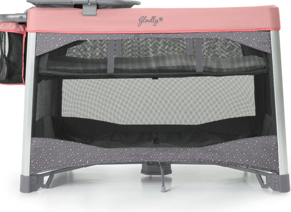 Gladly Family Merritt Portable Playard Suite - Crystal Pink