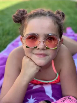 GlamBaby Ariel Pink Sunglasses