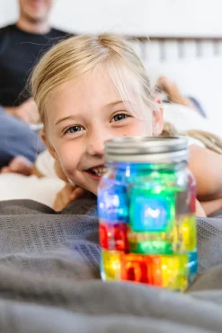 Glo Pals Light Up Cube Bath Toys - Alex (Yellow)