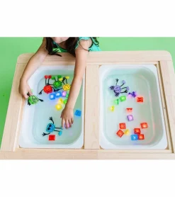 Glo Pals Light Up Cube Bath Toys - Blair (Blue)