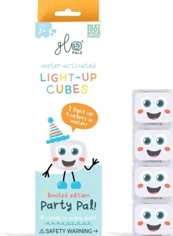 Glo Pals Light Up Cube Bath Toys - Party Pal