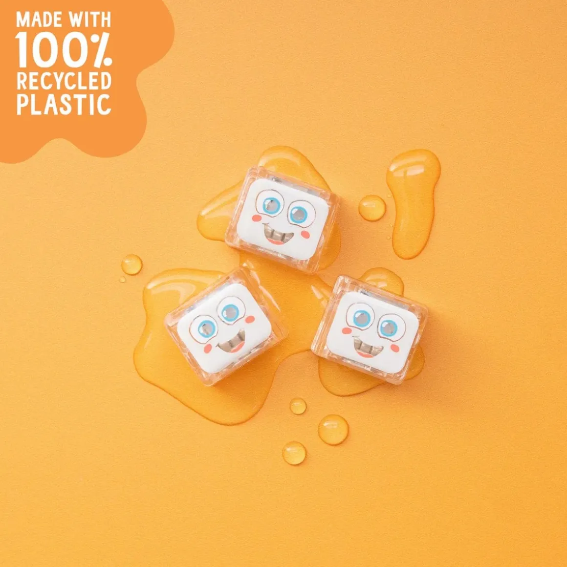 Glo Pals Light Up Cube Bath Toys - Party Pal
