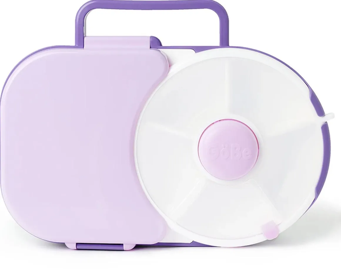 GoBe Kids Lunchbox with Snack Spinner - Grape Purple