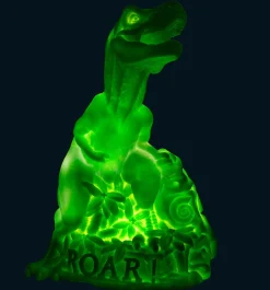 Goodnight Light Dino Lamp - Neon Green