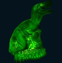 Goodnight Light Dino Lamp - Neon Green