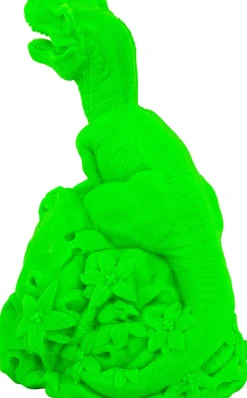 Goodnight Light Dino Lamp - Neon Green