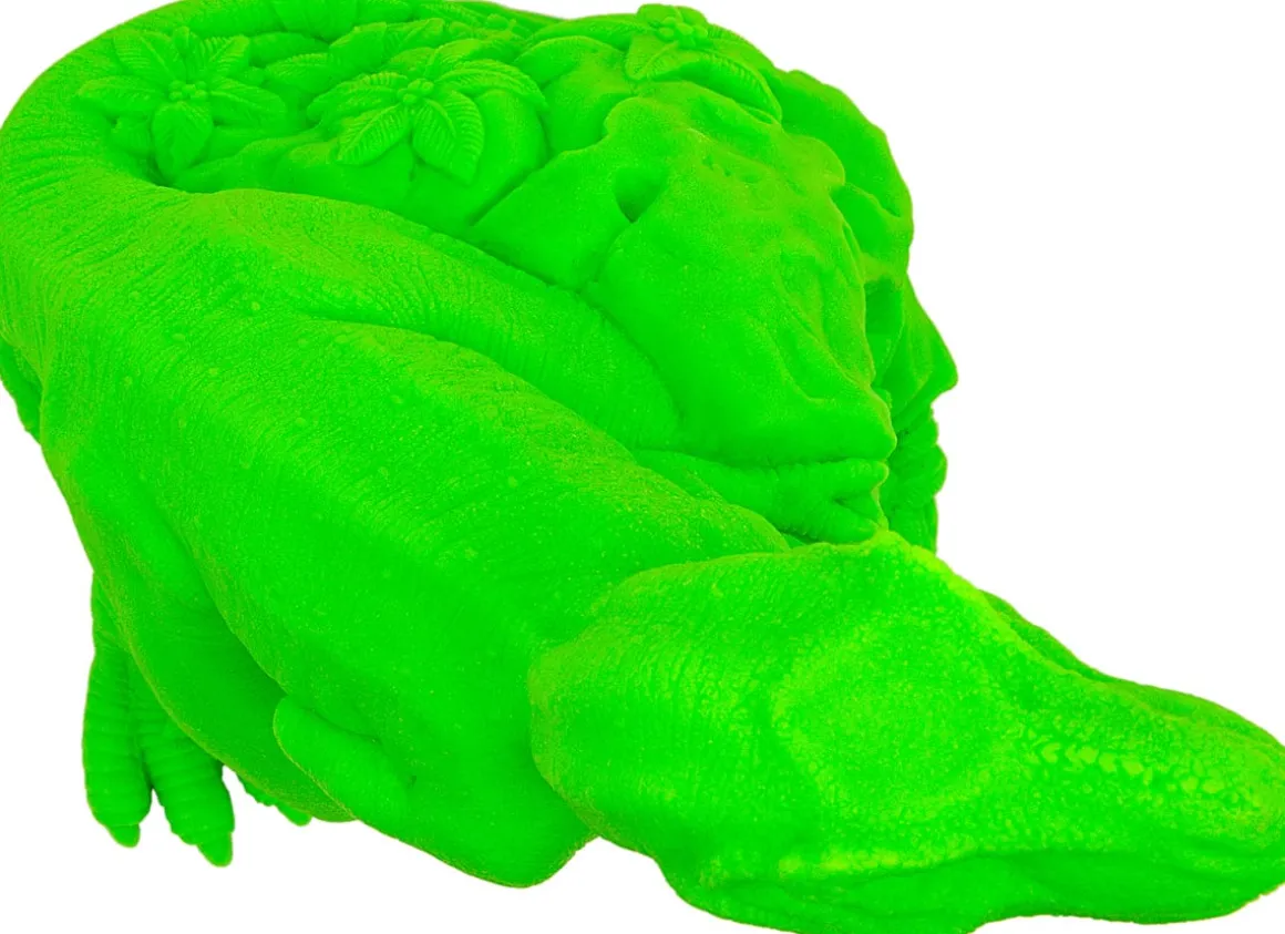 Goodnight Light Dino Lamp - Neon Green