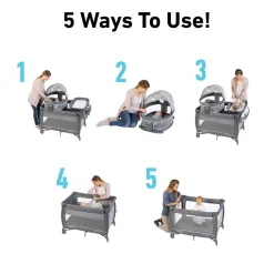 Graco Pack 'n Play Travel Dome LX Playard - Annie