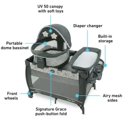 Graco Pack 'n Play Travel Dome LX Playard - Annie