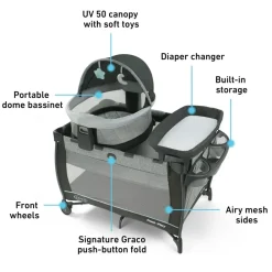 Graco Pack 'n Play Travel Dome LX Playard - Astin