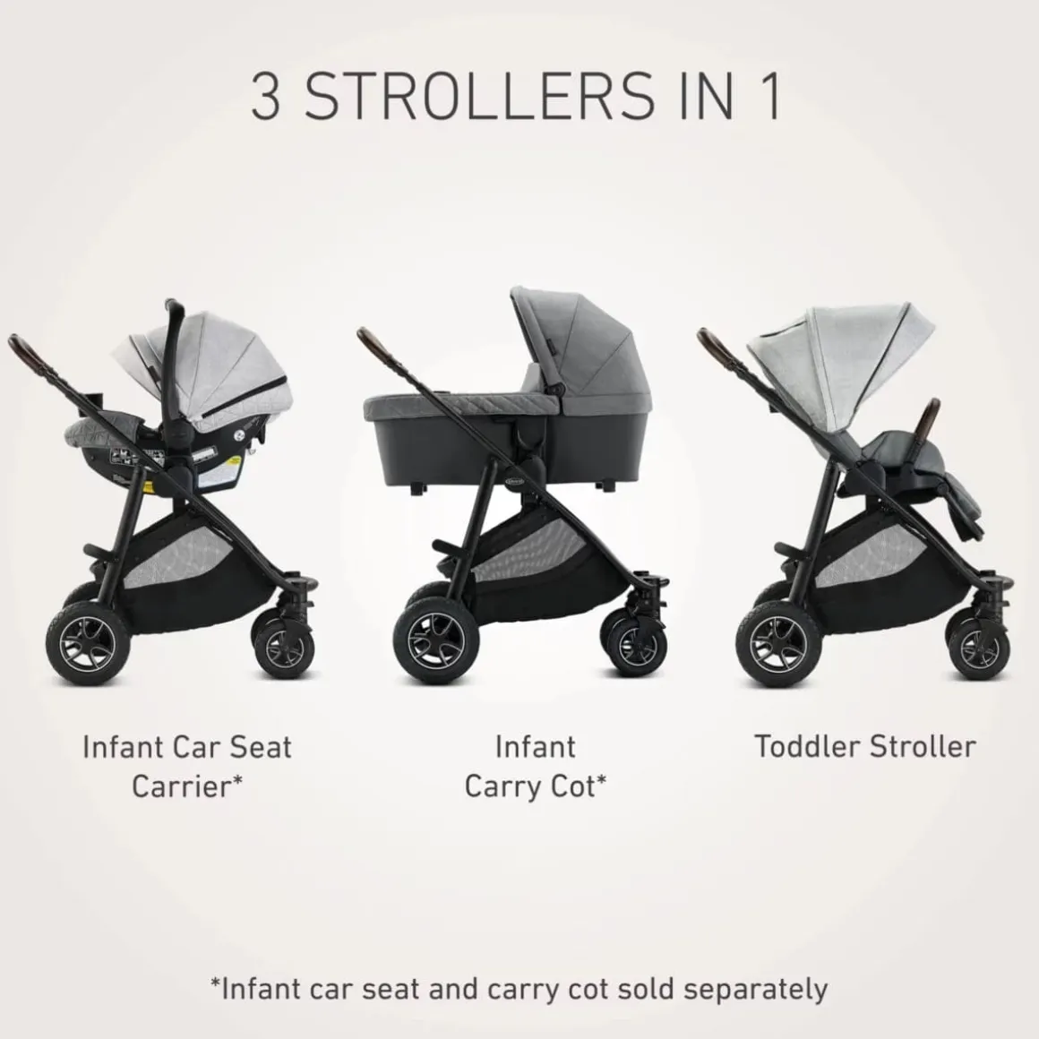 Graco Premier Modes Lux Stroller - Midtown