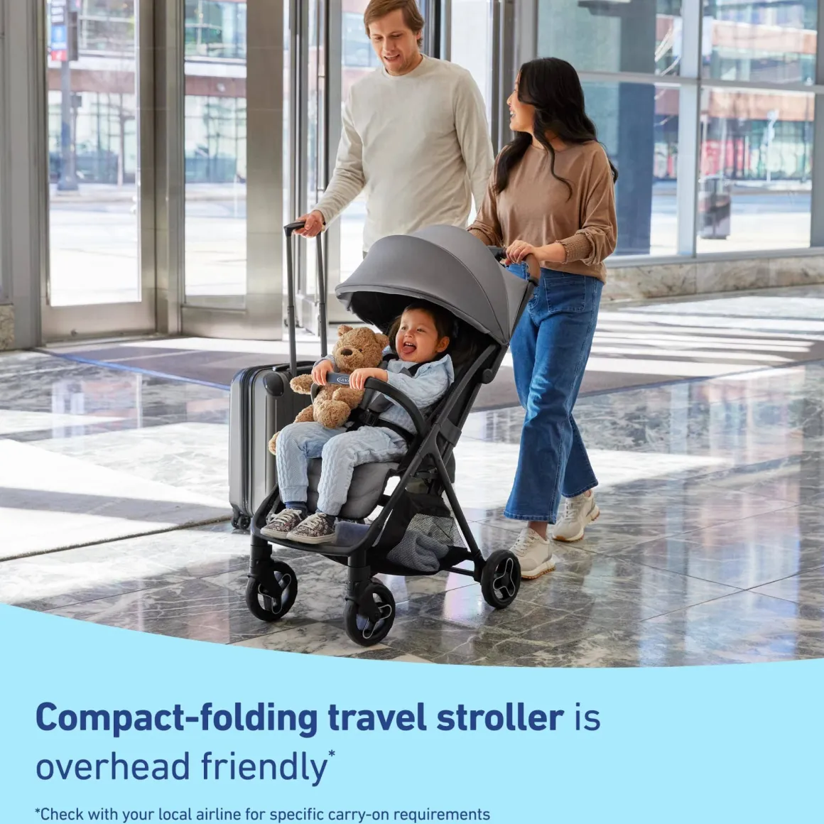 Graco Ready2Jet Compact Stroller - Lilac Mod
