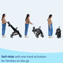 Graco Ready2Jet Compact Stroller - Lilac Mod