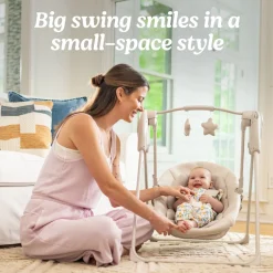 Graco Slim Spaces Compact Baby Swing - Tate