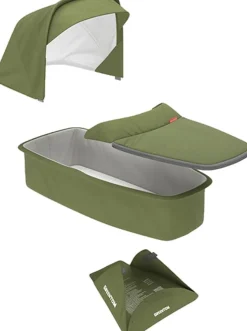 Greentom Carrycot Fabric & Mattress Set - Olive