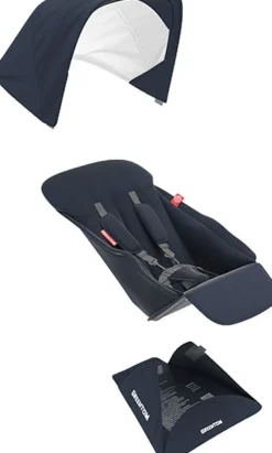 Greentom Reversible Seat Fabric Set - Blue
