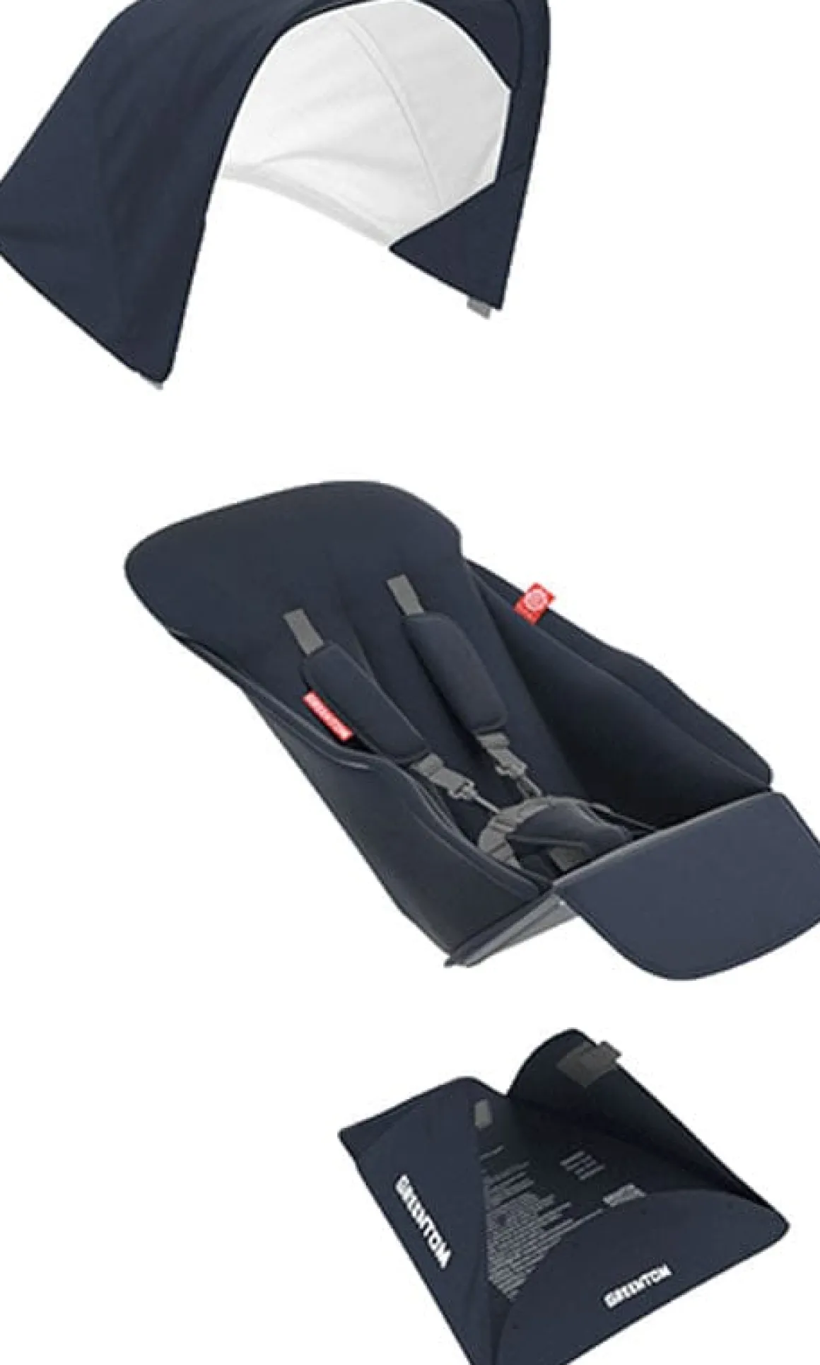 Greentom Reversible Seat Fabric Set - Blue