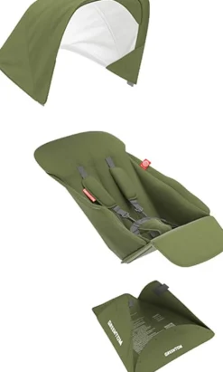Greentom Reversible Seat Fabric Set - Olive
