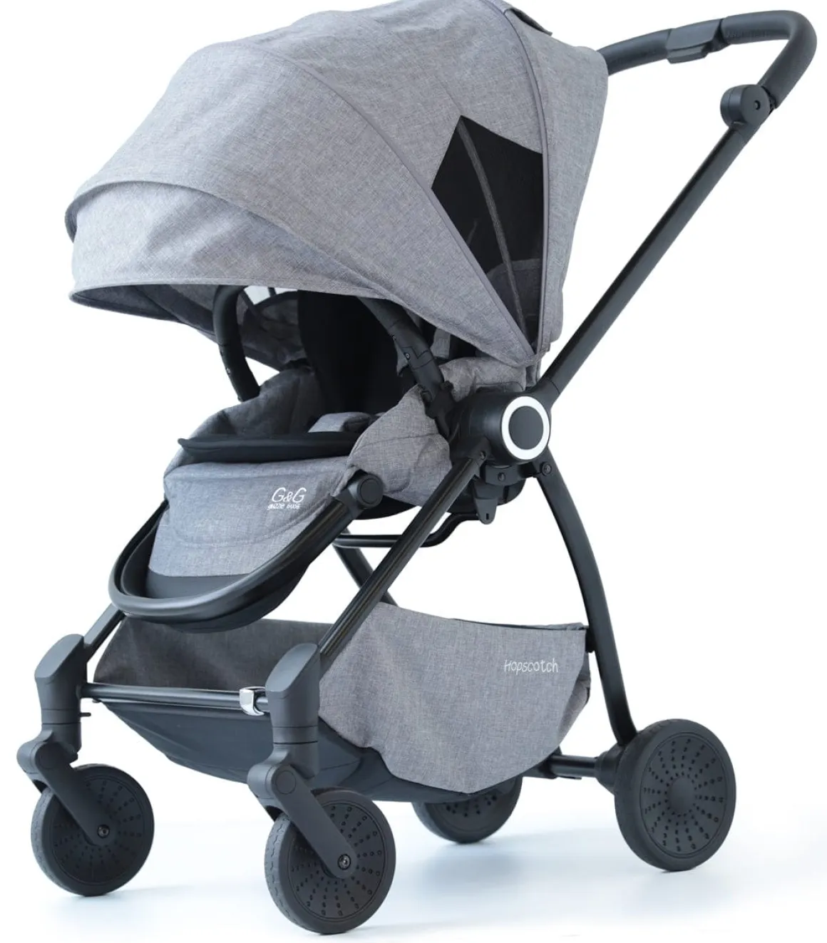 guzzie+Guss Hopscotch Stroller - Raven