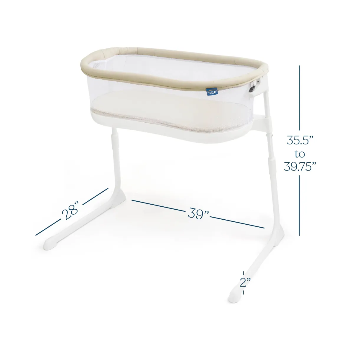 HALO BassiNest Lite Portable Bassinet - Oat