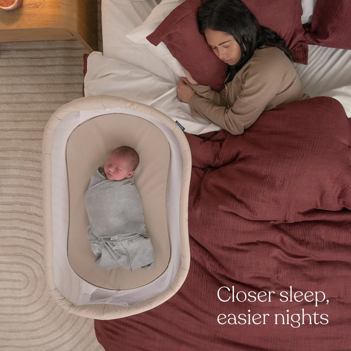 HALO BassiNest Lite Portable Bassinet - Oat