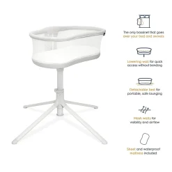 HALO BassiNest Swivel Sleeper 3.0 - Solid Grey