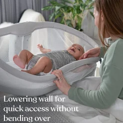 HALO BassiNest Swivel Sleeper 3.0 - Solid Grey