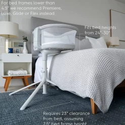 HALO BassiNest Swivel Sleeper 3.0 - Solid Grey