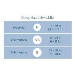 Halo 100% Cotton Swaddle TOG 1.5 - Cream (Newborn)