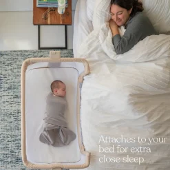 HALO 2-in-1 Bedside BassiNest Sleeper - Oat