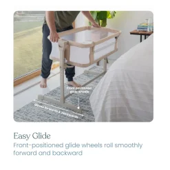 HALO 2-in-1 Bedside BassiNest Sleeper - Oat