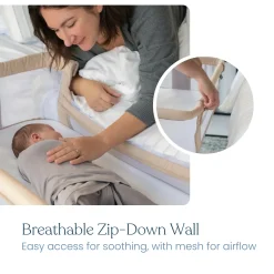 HALO 2-in-1 Bedside BassiNest Sleeper - Oat