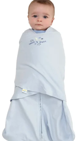 HALO SleepSack Swaddle, Baby Blue, Newborn