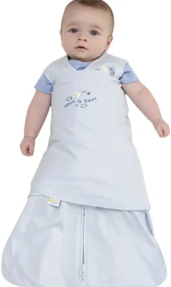 HALO SleepSack Swaddle, Baby Blue, Newborn