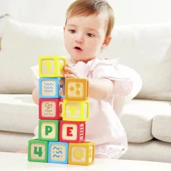 Hape Grip-n-Stack Silicone & Wood Blocks