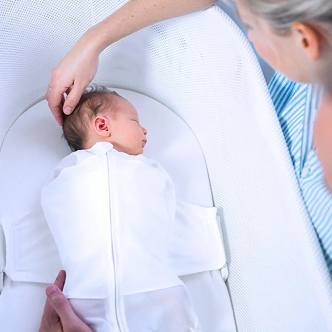 Happiest Baby Snoo Sleep Sack, Large - White (18-25 lbs)