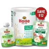 Holle Goat & Greens Variety Bundle: Goat Milk, Power Parrot, Apple & Pear Yogurt