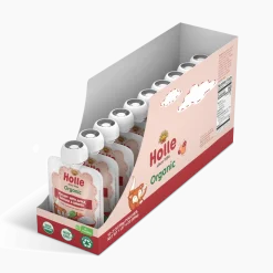 Holle Organic Apple, Banana & Berries Yogurt Pouches